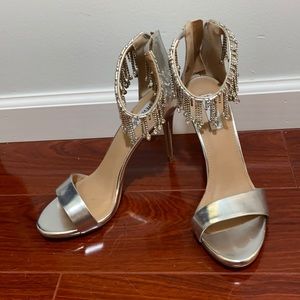 Steve Madden Crystal Heels NWOT